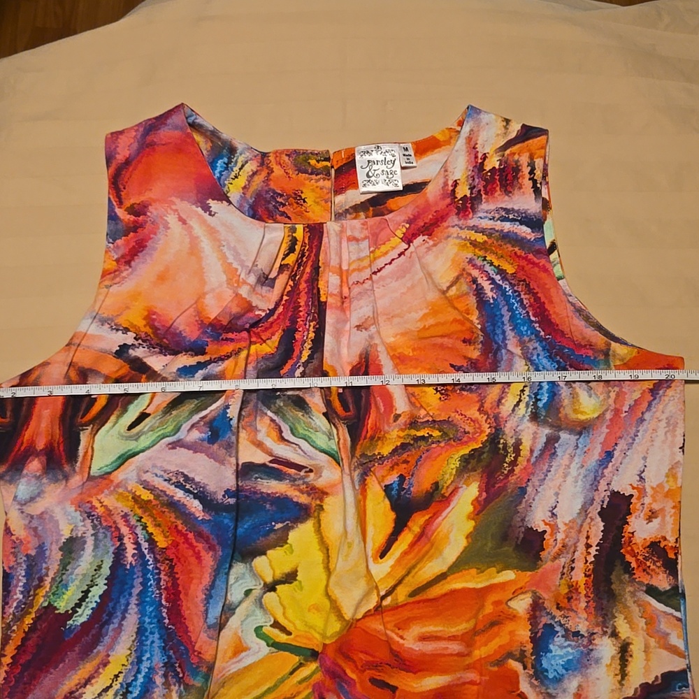 Parsley & Sage Multicolor Abstract Top - Picture 6 of 6
